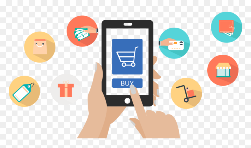 Web Applications In E-commerce - Mobile Commerce, HD Png Download - e commerce png