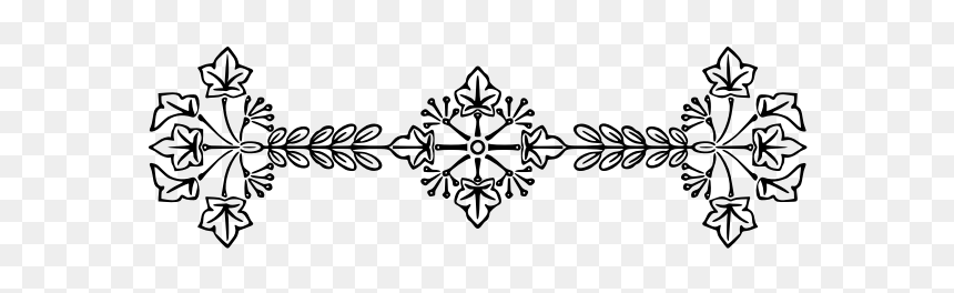 Decorative Text Divider - Separadores Png, Transparent Png - text divider png