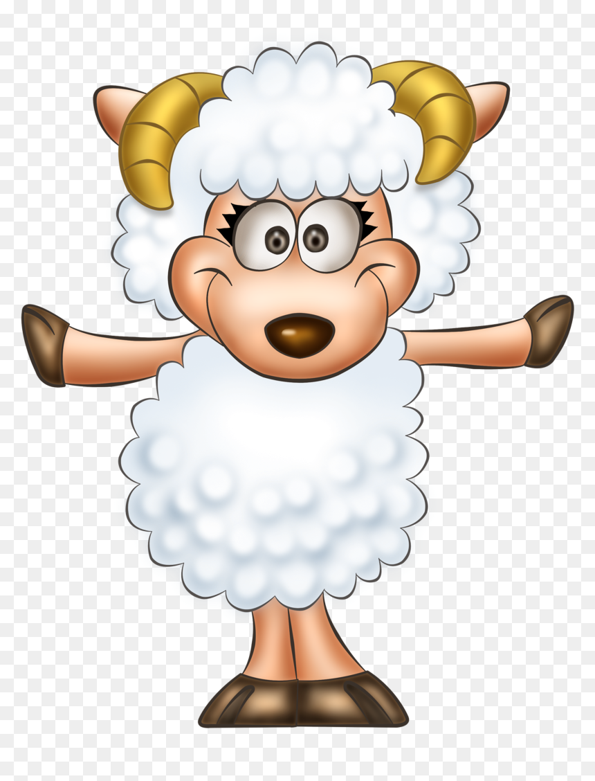 Sheep Clipart Transparent Background - Cute Sheep Clipart Png, Png Download - dasara png