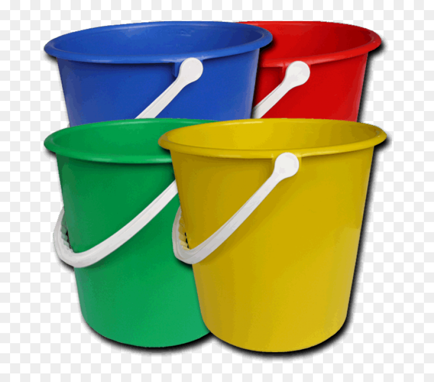 Plastic Bucket Yellow , Png Download - Gambar Ember Pel Lantai, Transparent Png - plastic bucket png
