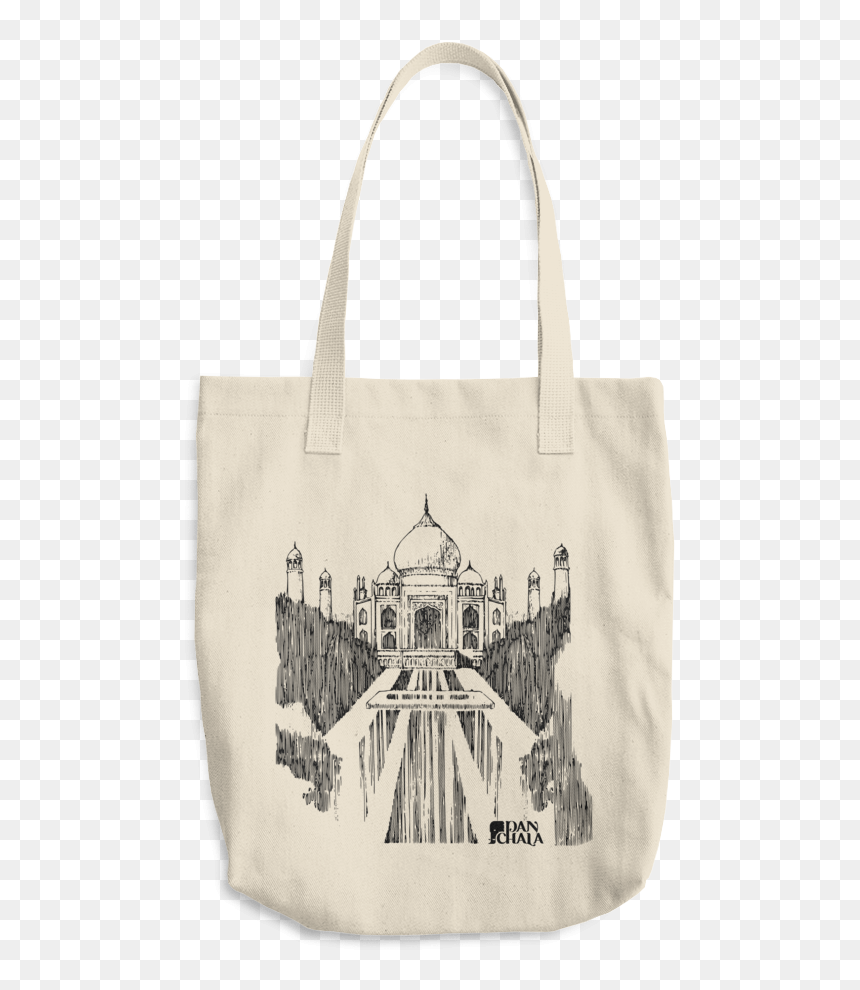Black And White Drawings Monuments, HD Png Download - taj mahal silhouette png