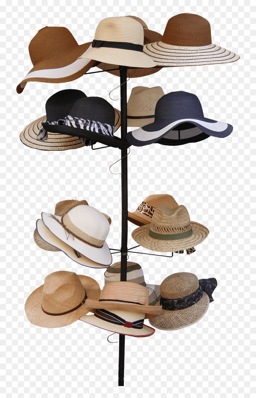 Hats Collection Presentation - Hat Stand With Hats, HD Png Download - sikh turban png