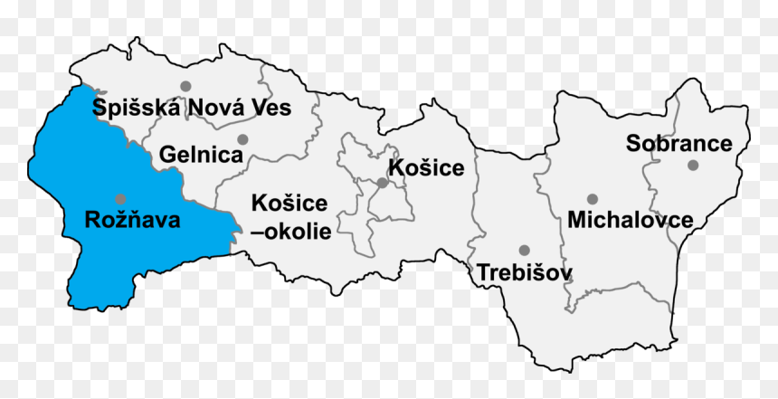 Okres Rožňava, HD Png Download - pataka png