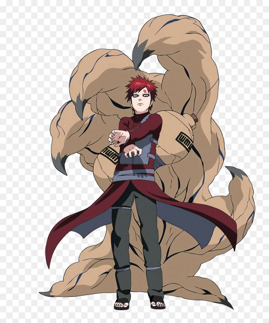 No Caption Provided - Gaara And Shukaku, HD Png Download - gaara png