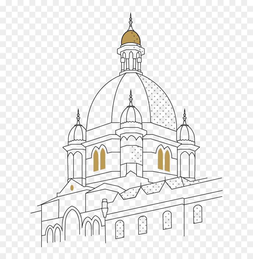 Dome, HD Png Download - taj mahal silhouette png