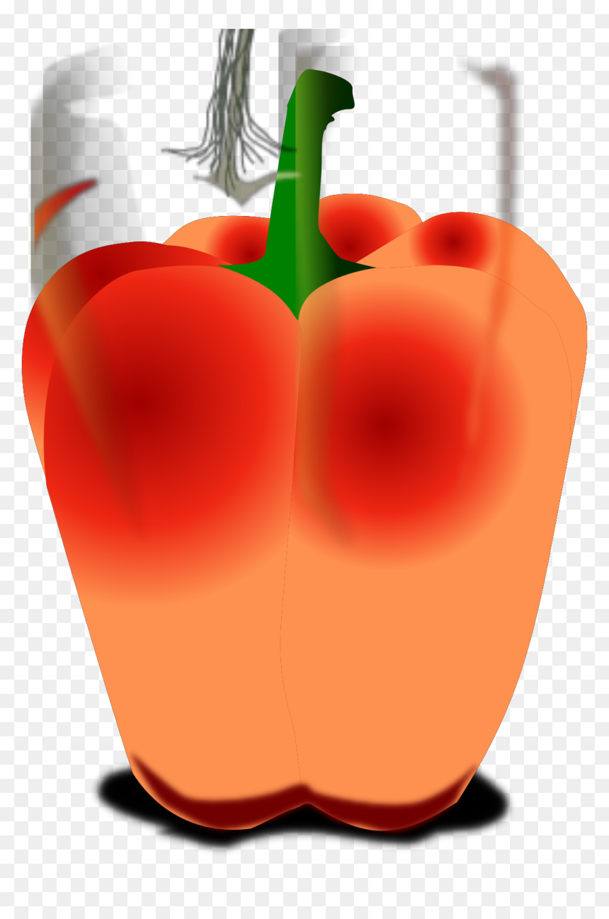 Red Bell Pepper, HD Png Download - capsicum png