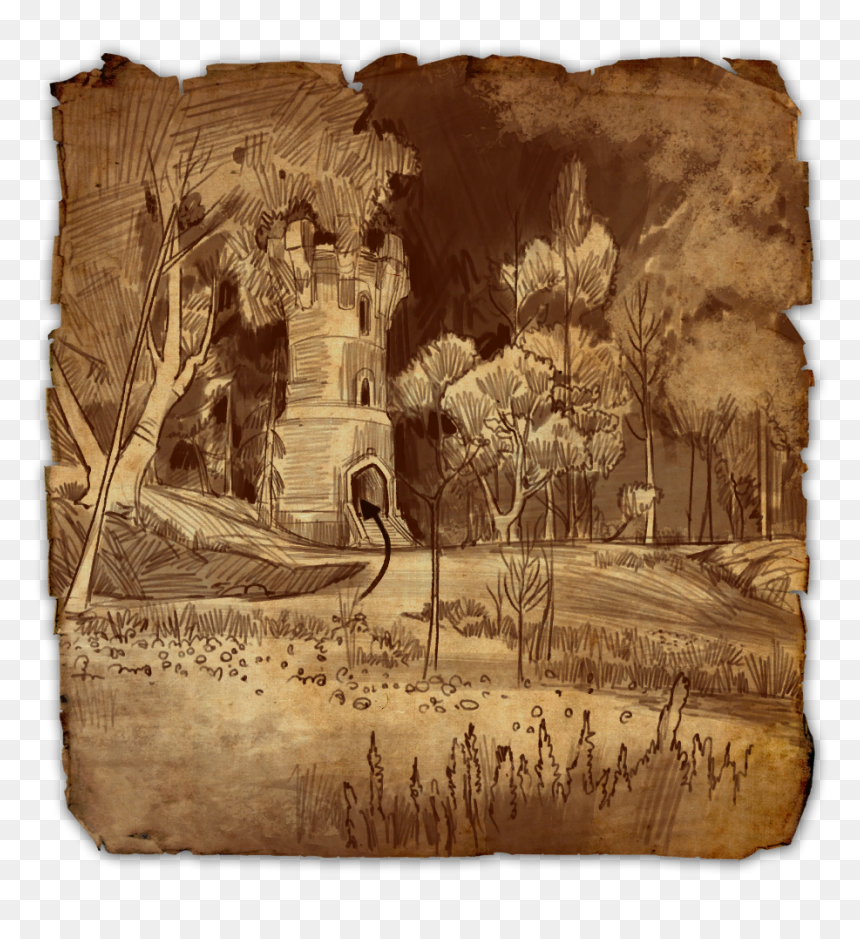The Rift Ce Treasure Map , Png Download - Карта Сокровищ Краглорн 6, Transparent Png - treasure map png