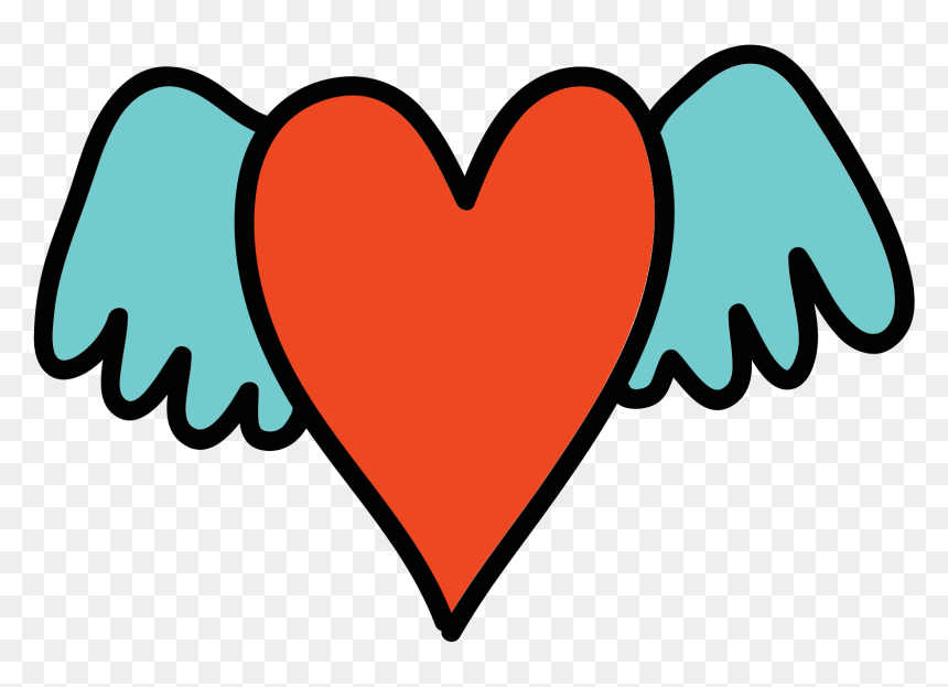 Winged Heart Icon - Heart, HD Png Download - alas png