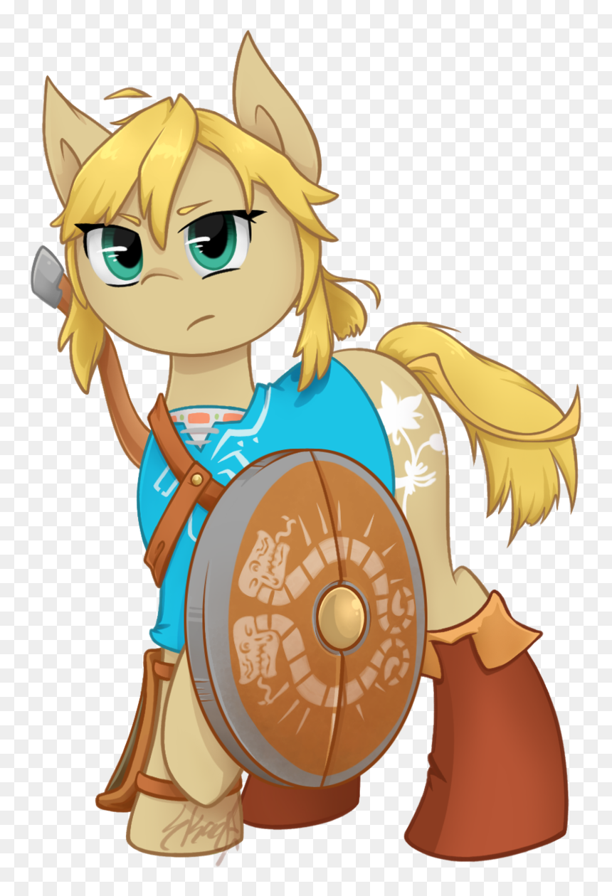 Midnightpremiere, Breath Of The Wild, Link, Oc, Oc - Link As A My Little Pony, HD Png Download - link breath of the wild png