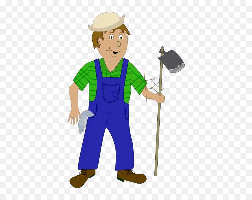 Farmer Clipart Png, Transparent Png - hoe png