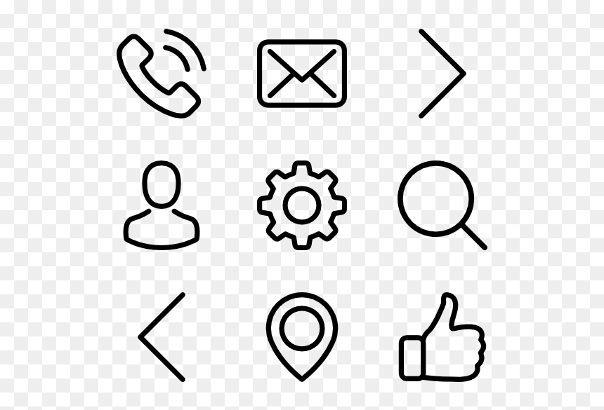 Packs For Vector - Icon Transparent Background Cogs, HD Png Download - image icon png