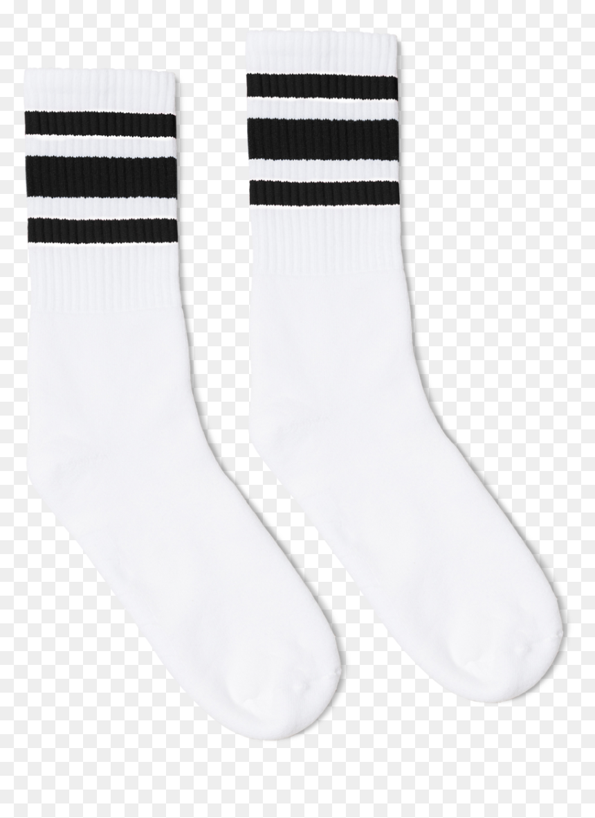 Gc52 White Blk Sock - Sock, HD Png Download - sock png