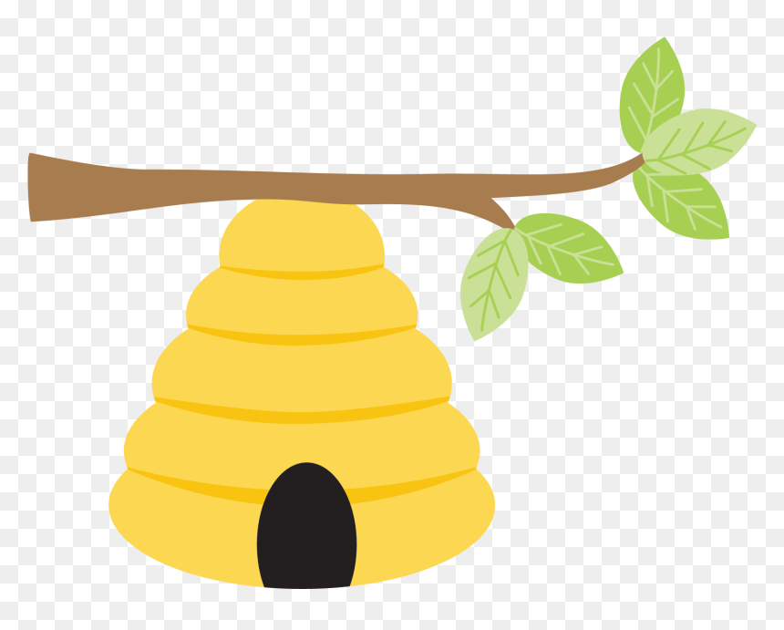 Ape Clipart Orange Monkey - Transparent Bee Hive Clipart, HD Png Download - bee hive png