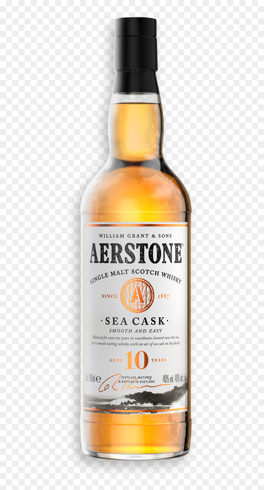 Aerstone Sea Cask Bottle - Aerstone Whisky, HD Png Download - whiskey bottle png