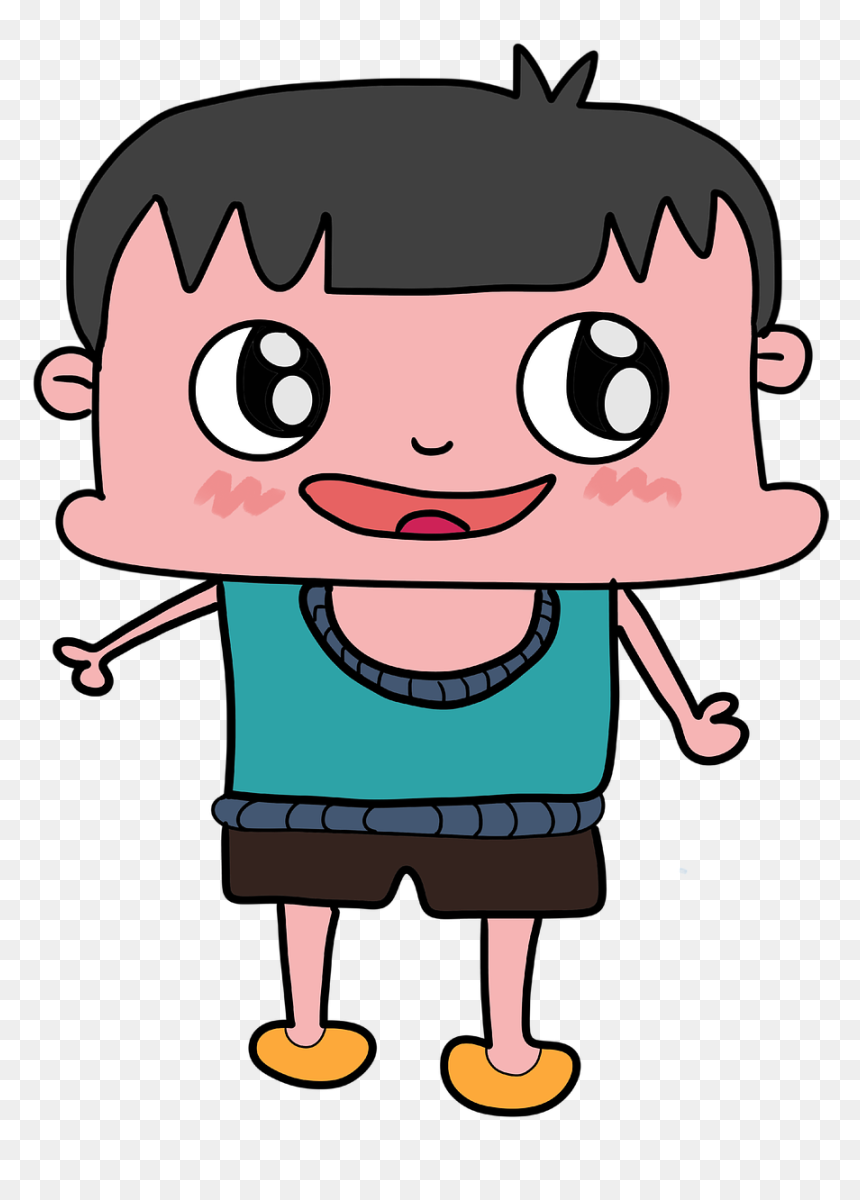 ภาพ เด็ก การ์ตูน ผู้ชาย, HD Png Download - little kid png