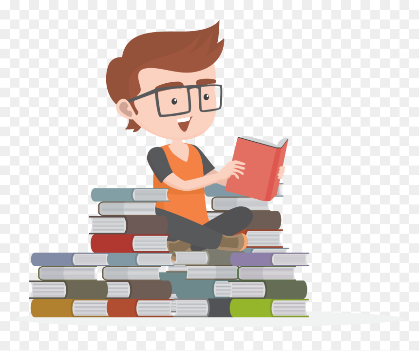 Child Reading Book - Teachers Day Slogan In English, HD Png Download - reading png