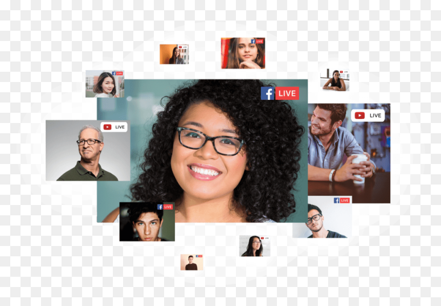 Collage, HD Png Download - live stream png
