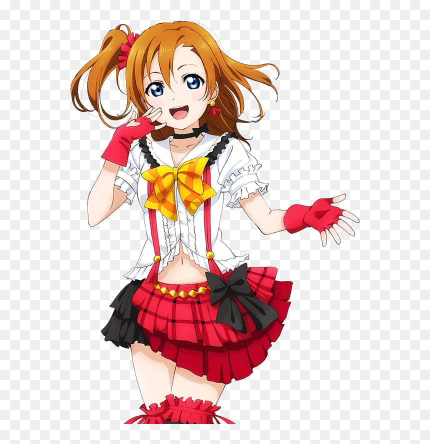 Honoka Kousaka Long Hair, Png Download - Bokura Wa Ima No Naka De Png, Transparent Png - notlikethis png