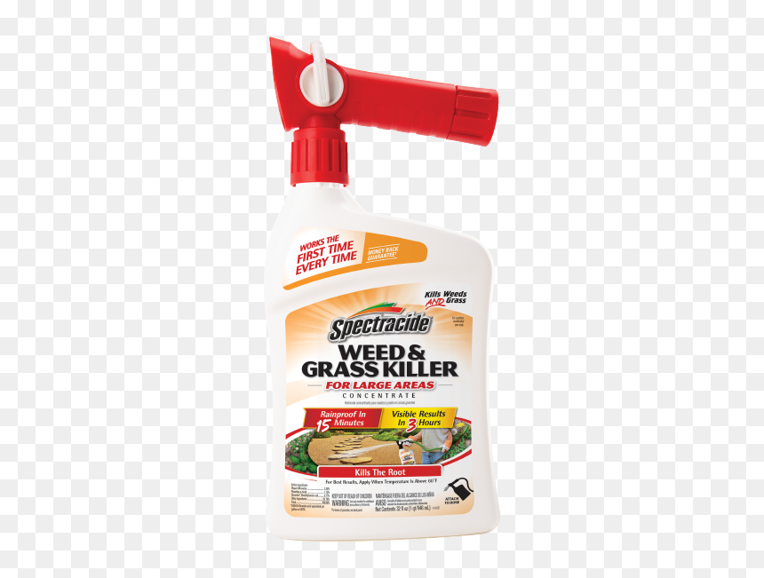 Spectracide Weed & Grass Killer For Large Areas Concentrate - Spectracide Weed And Grass Killer, HD Png Download - weeds png