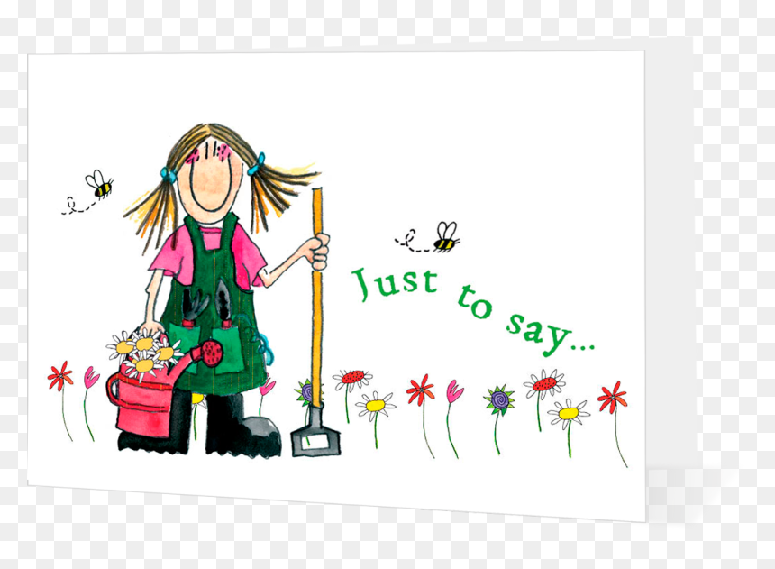 Gardener Thank You - Cartoon, HD Png Download - hoe png