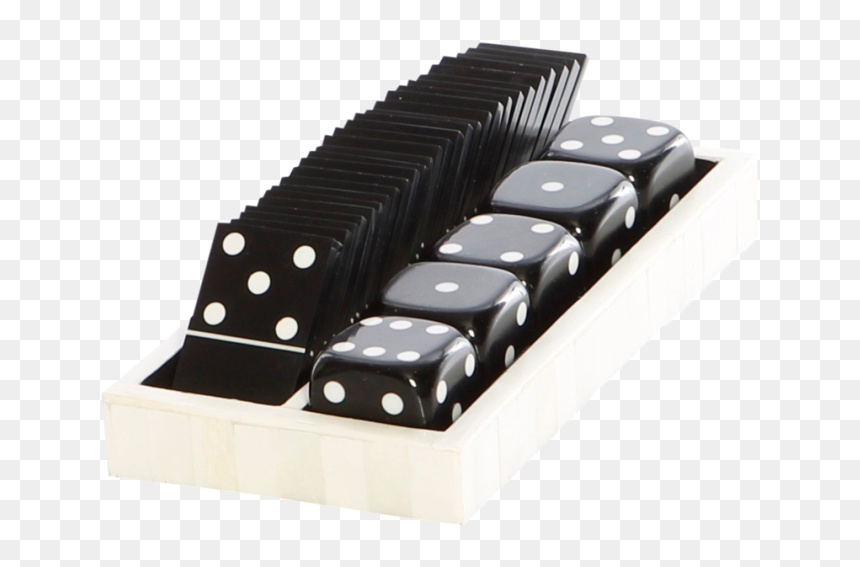 Black And Bone Domino Tray - Dominoes, HD Png Download - domino png