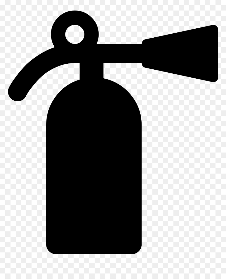 Fire Extinguisher - Fire Extinguisher Black Png, Transparent Png - hoe png