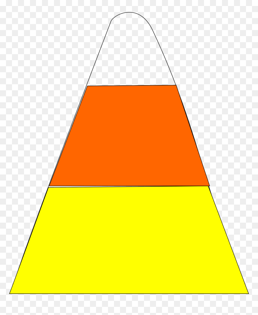 Candy Corn Clip Arts - Triangle Corn, HD Png Download - candy corn png