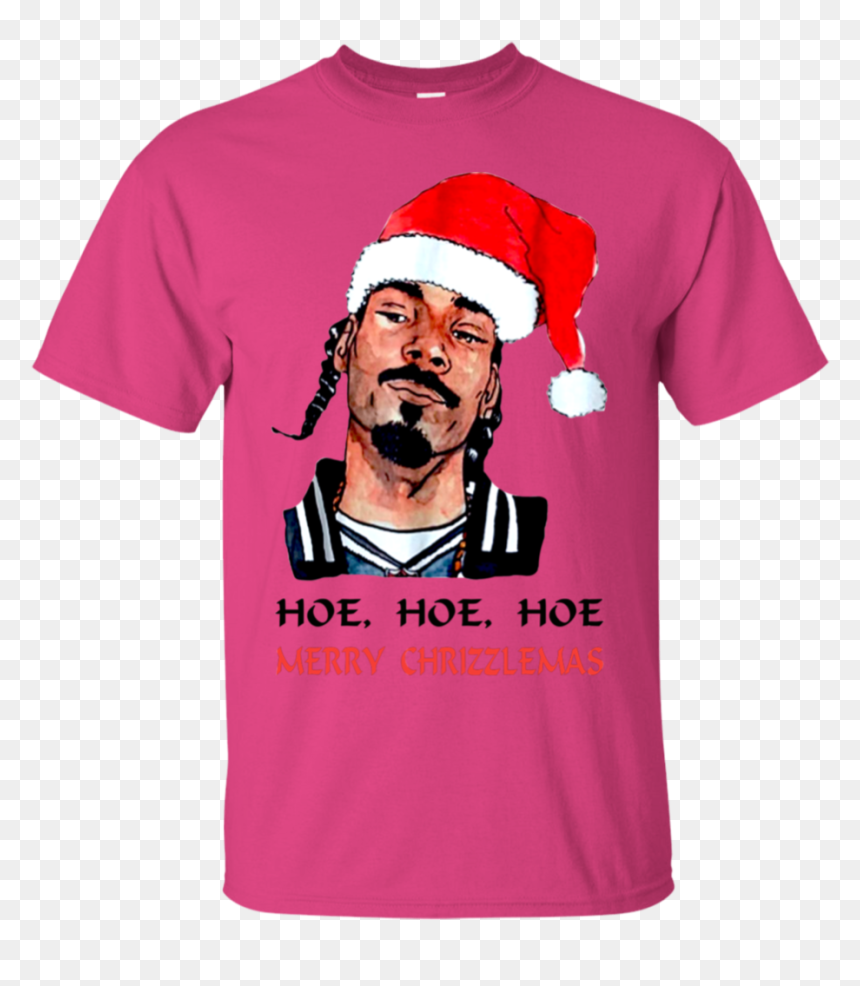Snoop Dogg Hoe Hoe Hoe Merry Chrizzlemas Sweatshirt, - T-shirt, HD Png Download - hoe png