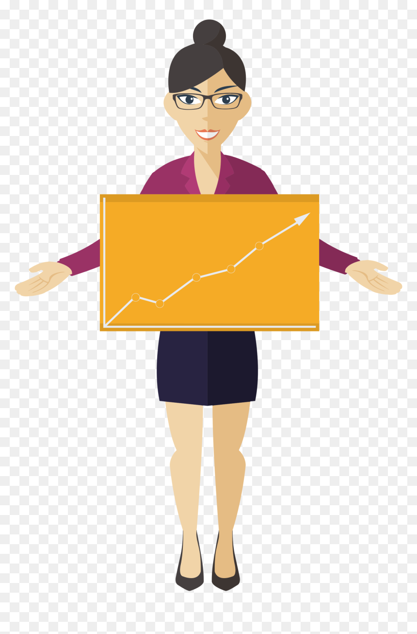 Flat Shaded Business Woman 3 Clip Arts - Advanced Education With Viktor Strobovski, HD Png Download - business woman png