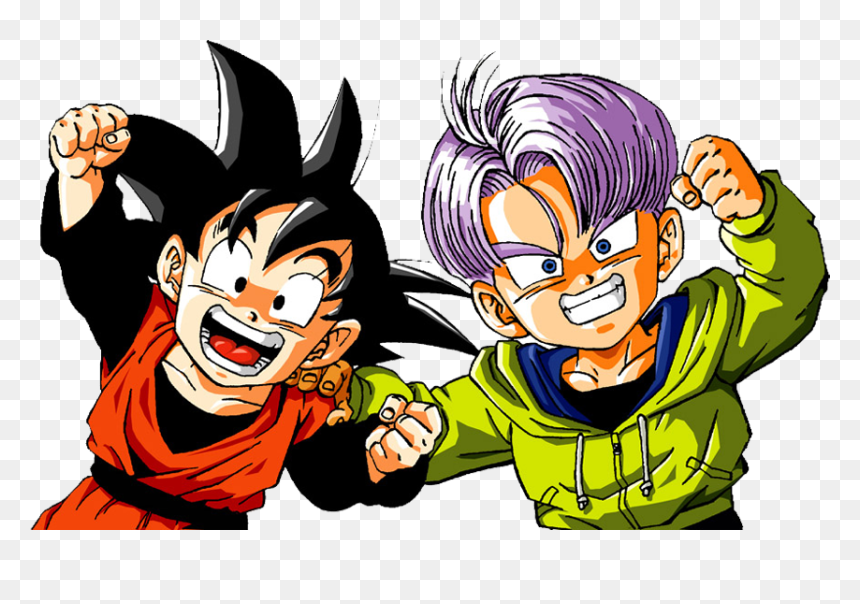 Share This Image - Goten And Trunks Kids, HD Png Download - trunks png
