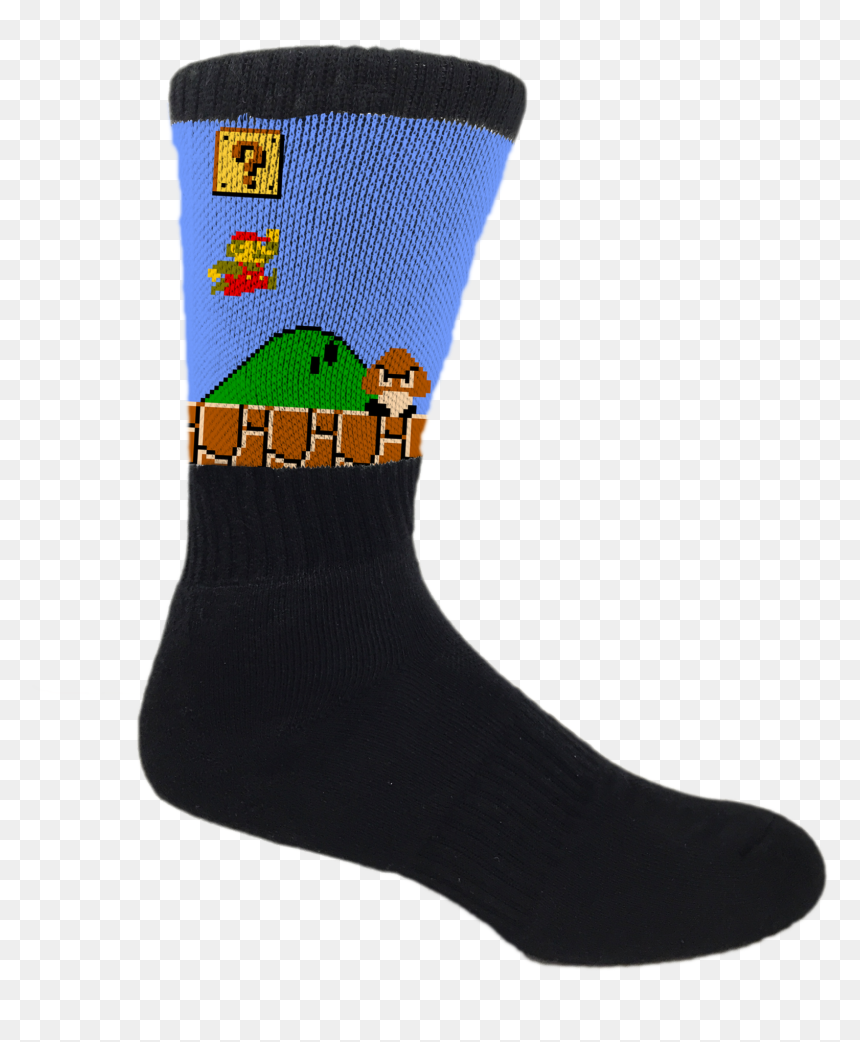 Super Mario Level Up - Sock, HD Png Download - sock png