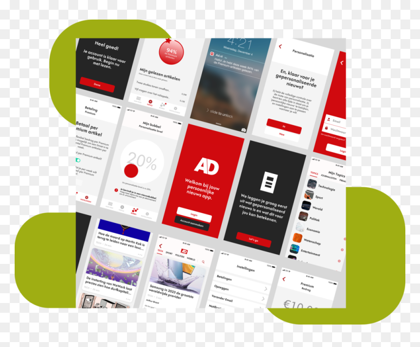 Persgroep Bubble App Full - Flyer, HD Png Download - hoe png