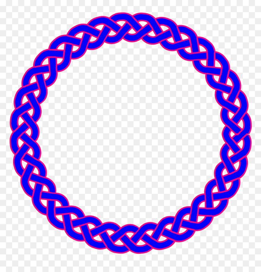 Celtic Knot Border, HD Png Download - knot png