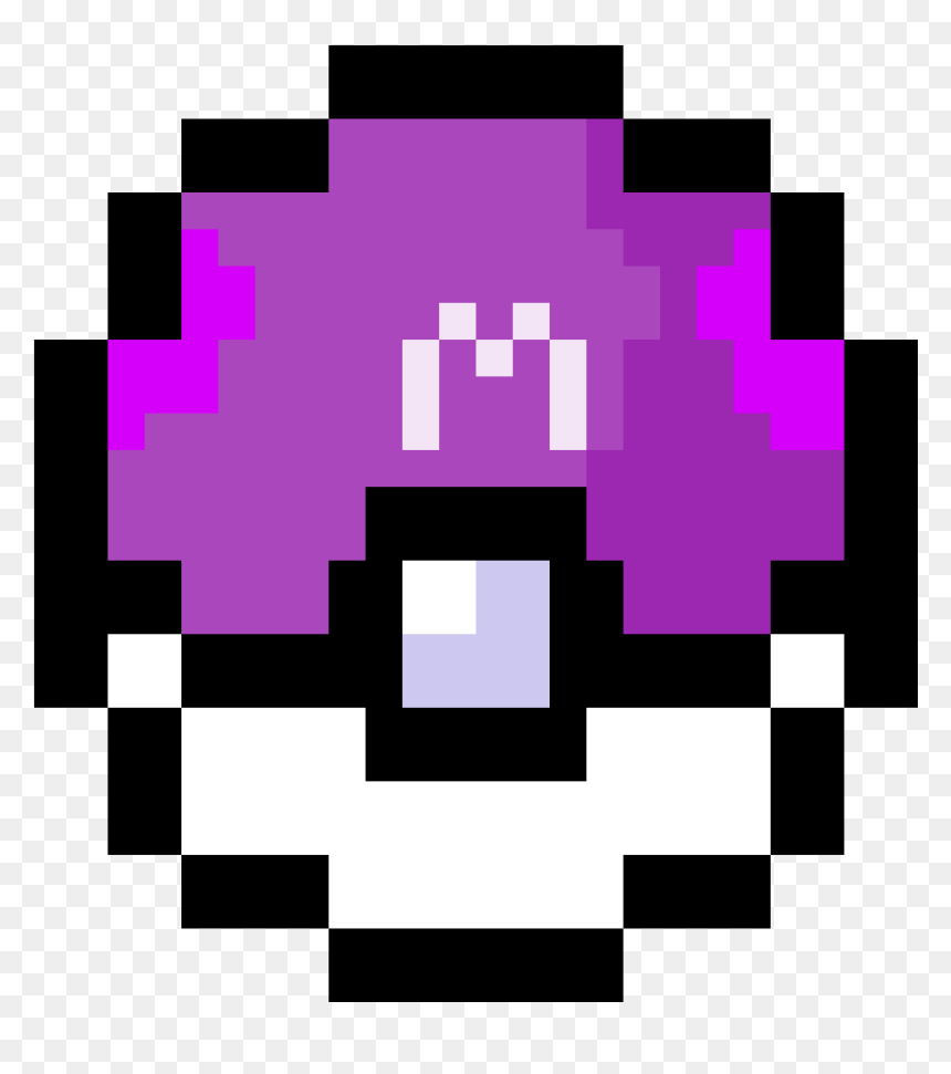 Gif 8 Bit Png, Transparent Png - master ball png
