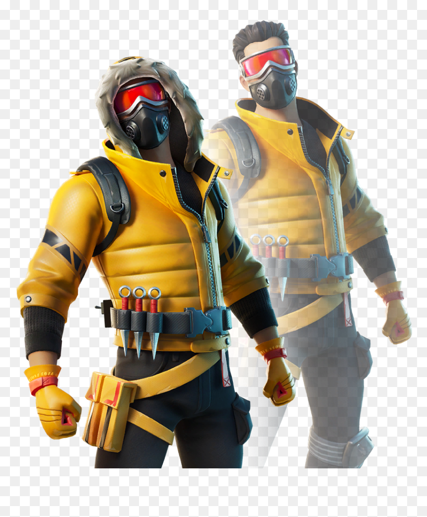 Caution Fortnite Skin, HD Png Download - caution png