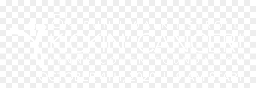 Kc 5k White Rws Date - Johns Hopkins Logo White, HD Png Download - cancer png