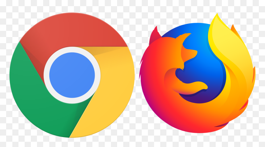 Chrome Firefox, HD Png Download - google chrome png