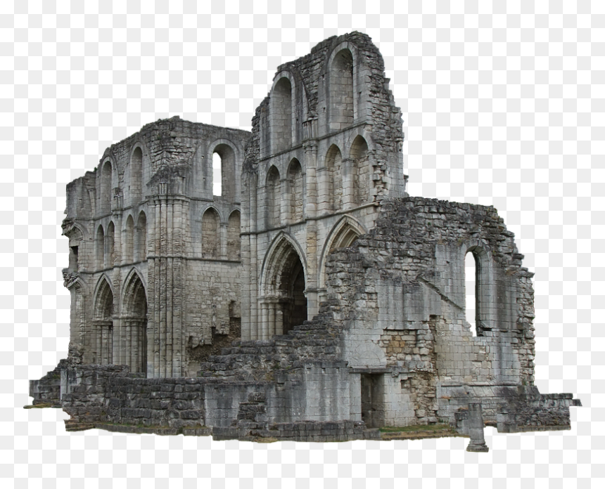 Ruins, Gothic, Medieval, Architecture, Fortress, Castle - Roche Abbey, HD Png Download - ruins png