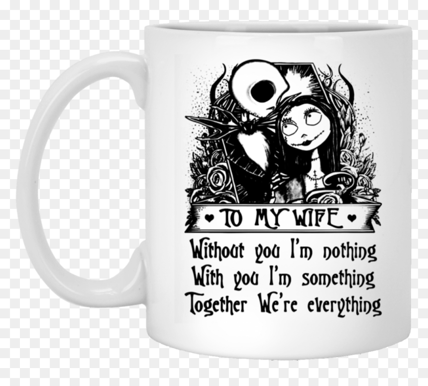 Transparent Jack And Sally Png - Mug, Png Download - rolling eyes emoji png