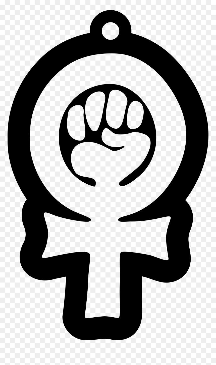 Feminist Fist Christmas Ornament Clip Arts - Feminist Fist Png, Transparent Png - feminist png