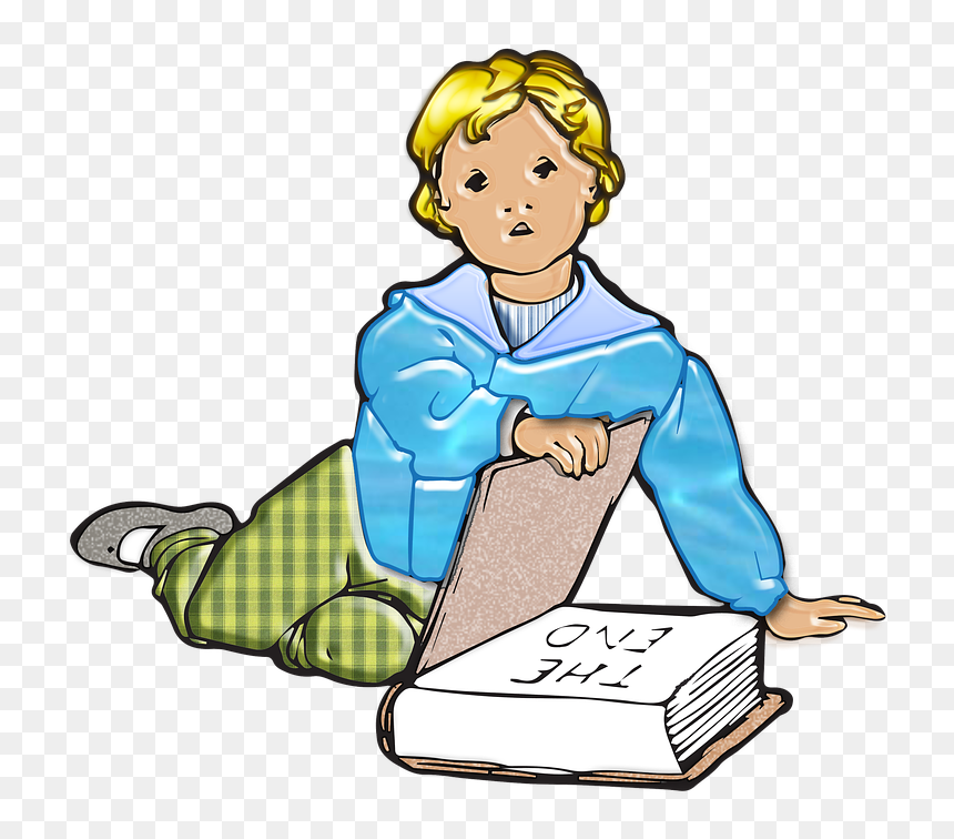 Bambino Libri Cartoon Png, Transparent Png - little kid png