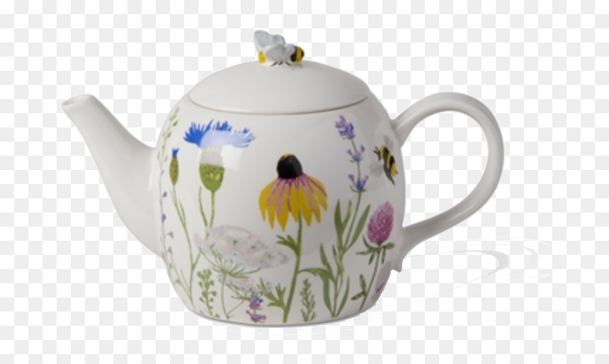 Wildflower Bee Tea Pot, HD Png Download - bee hive png