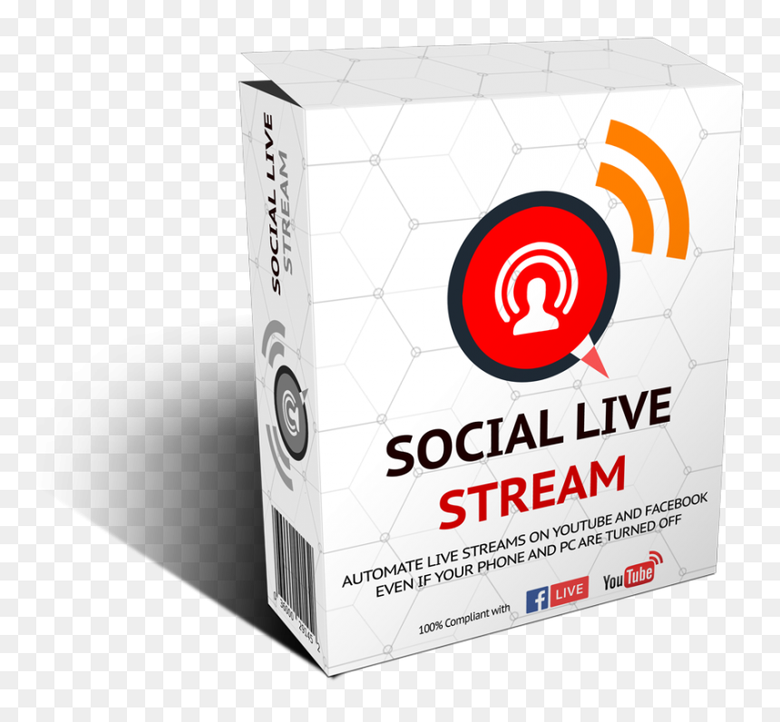 Live Social Streaming The Future Of Digital Marketing - Box, HD Png Download - live stream png