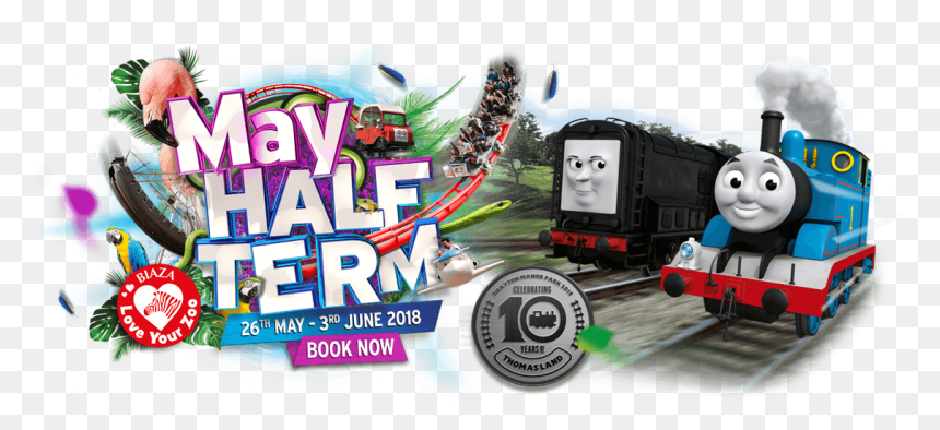 Thomas The Tank Engine , Png Download - Drayton Manor Park Thomas Land May Half Term, Transparent Png - thomas the tank engine png