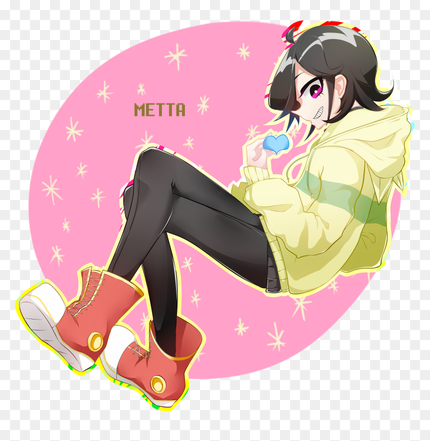 Sitting, HD Png Download - mettaton png