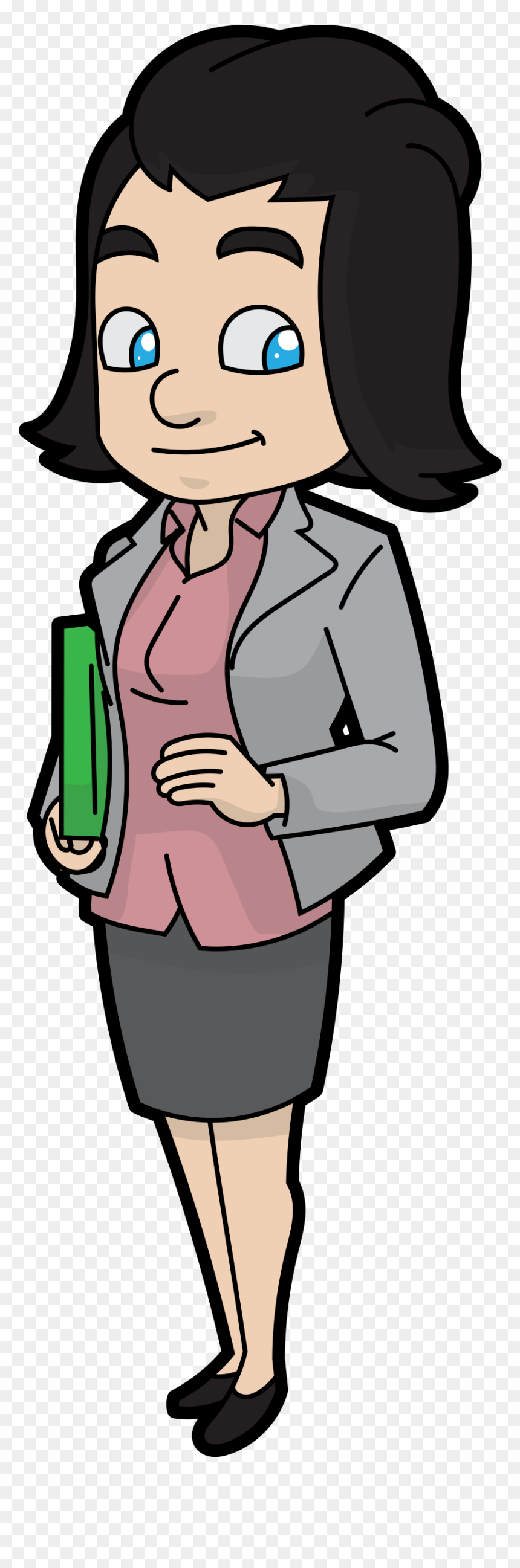 Cartoon, HD Png Download - business woman png