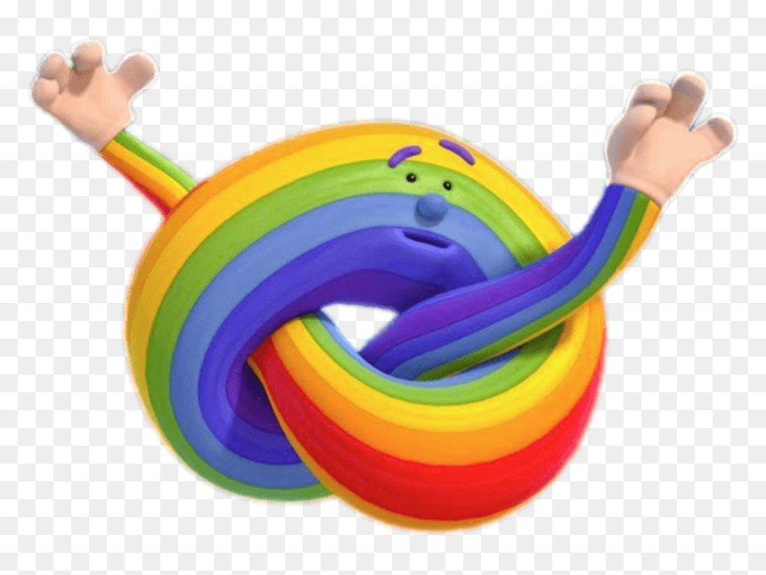 Cloudbabies Rainbow In A Knot - Inflatable, HD Png Download - knot png