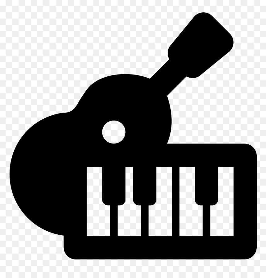 Spanish Guitar And Keyboard - Piano And Guitar Icon, HD Png Download - spanish png