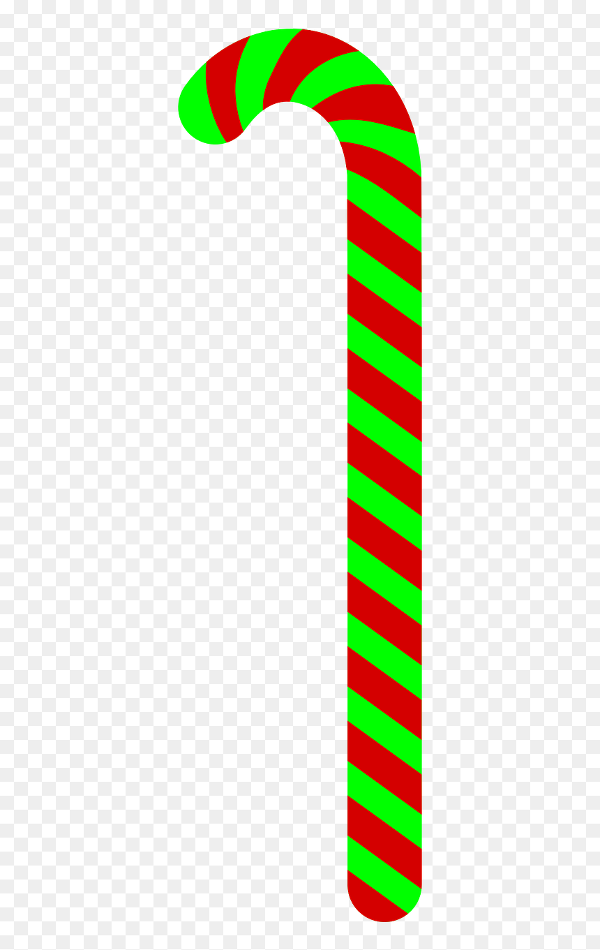Green Candy Cane Png, Transparent Png - candy canes png