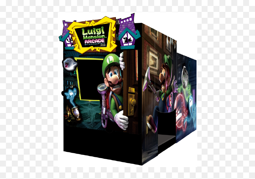 Luigis Mansion Arcade Machine, HD Png Download - luigi's mansion png